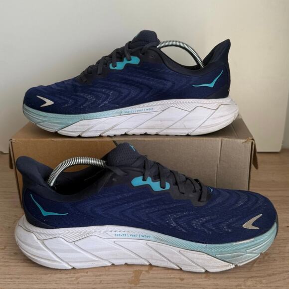 Hoka One One Arahi 6 Blue/White Men Running Sneakers- SZ 11 main image 12